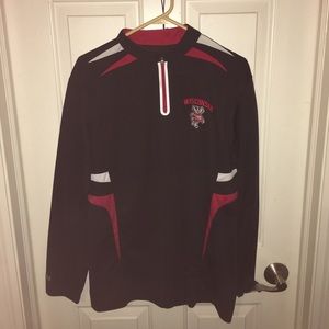 University of Wisconsin Badger Quater zip up